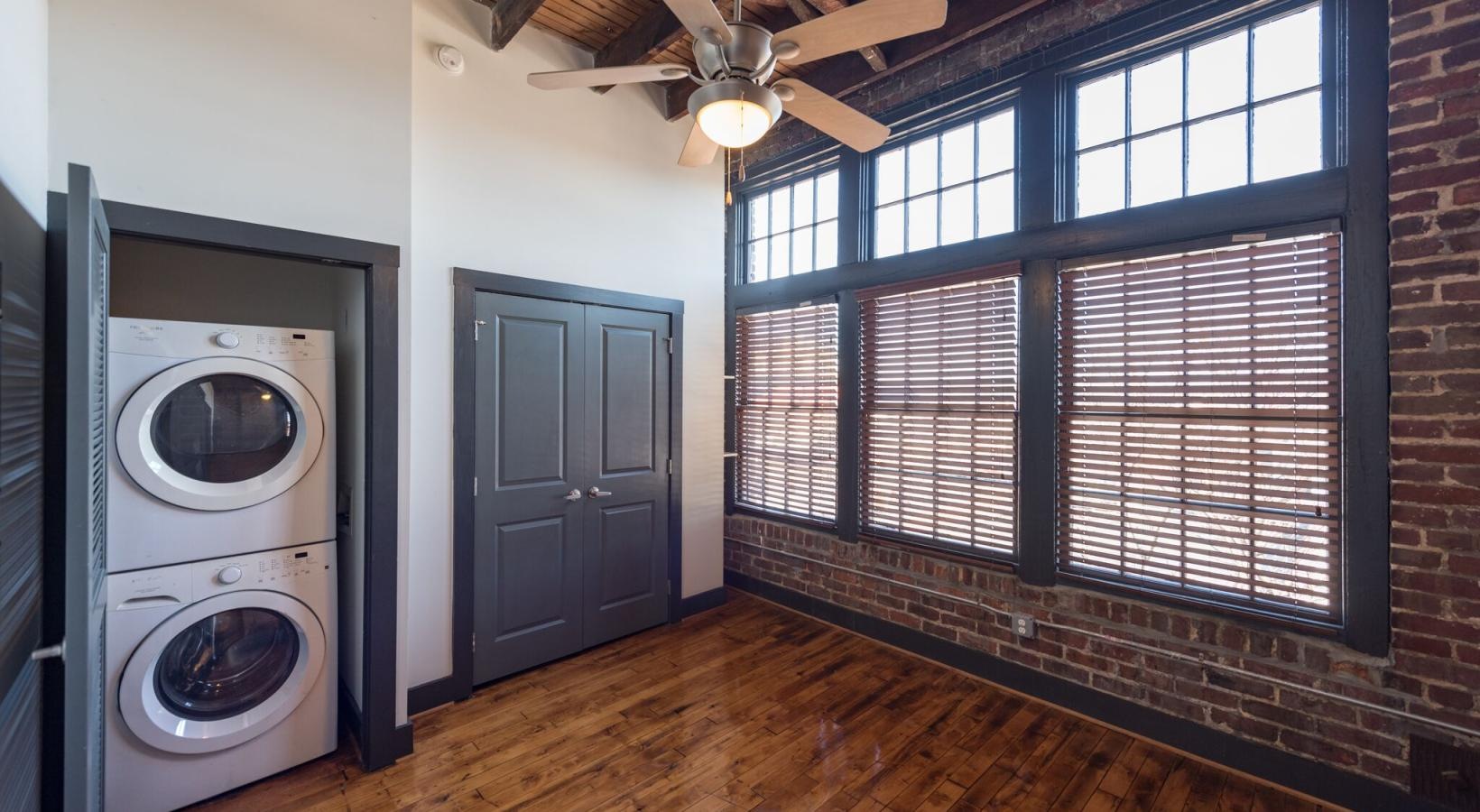 Laundry has never been easier a room with a washing machine and a window